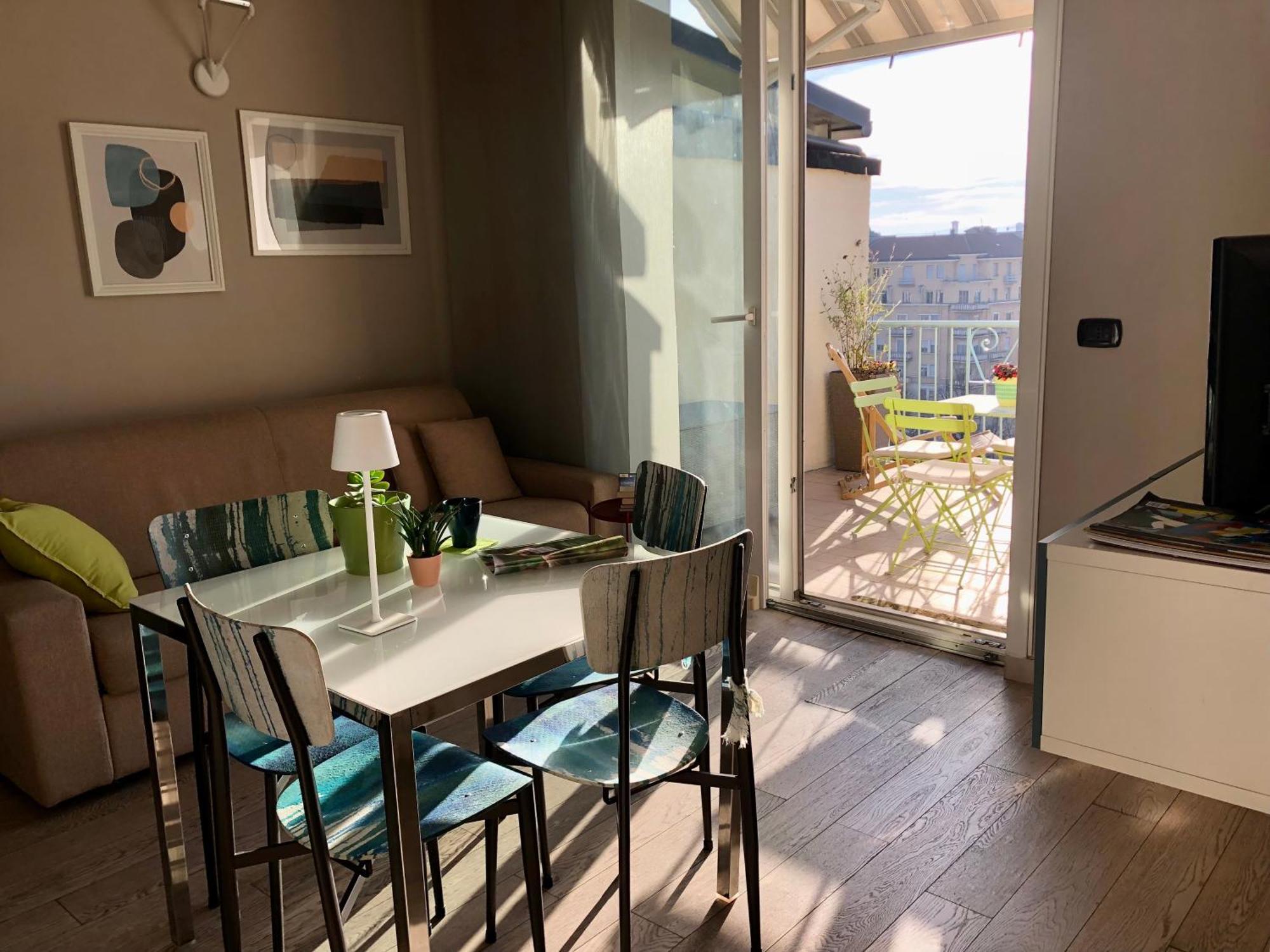 Attico Ellen Terrazza Con Vista Daire Torino Dış mekan fotoğraf